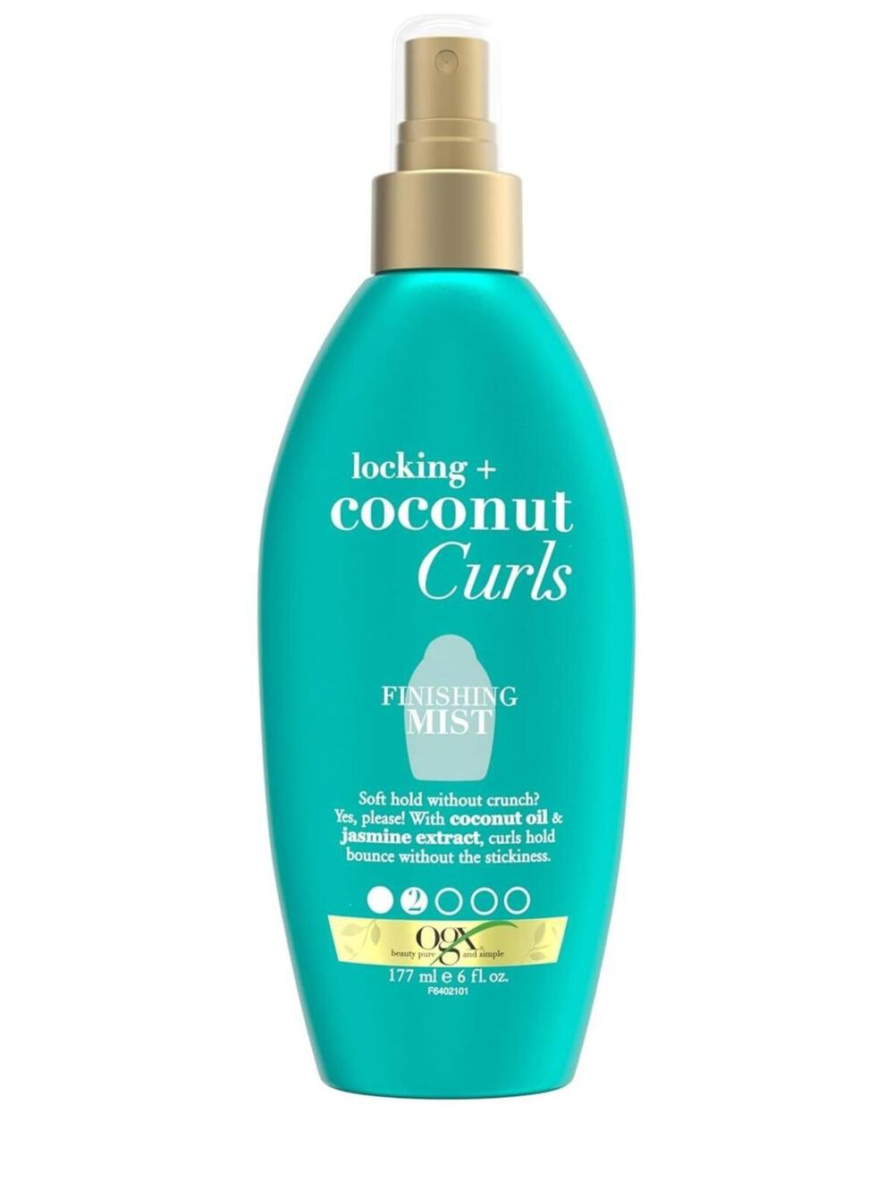 OGX Locking + Coconut Curls Finishing Mist, 6 Fl Oz 6 (Pack of 1)